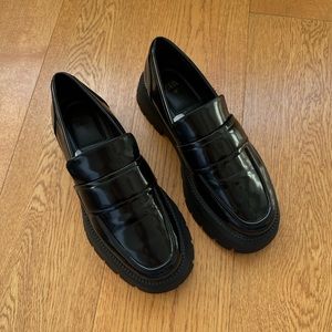 Zara chunky loafers